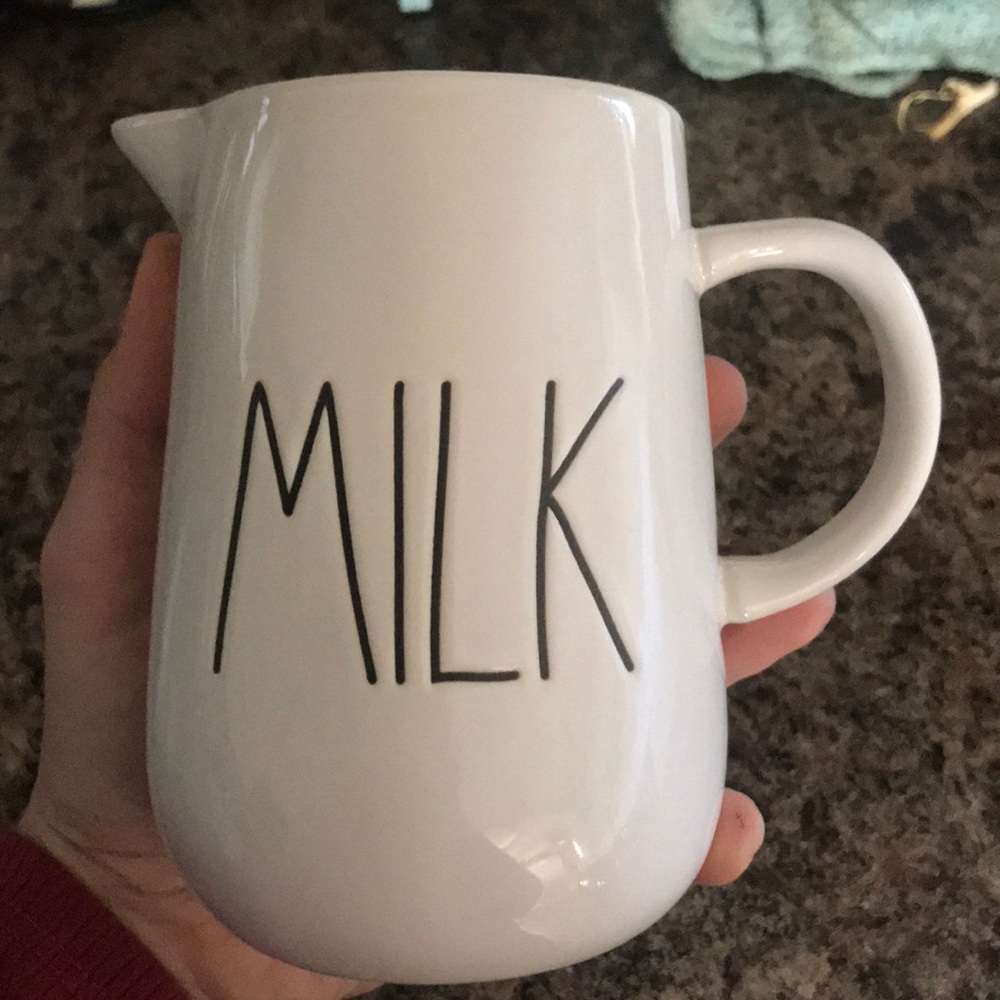 Rae Dunn milk pitcher